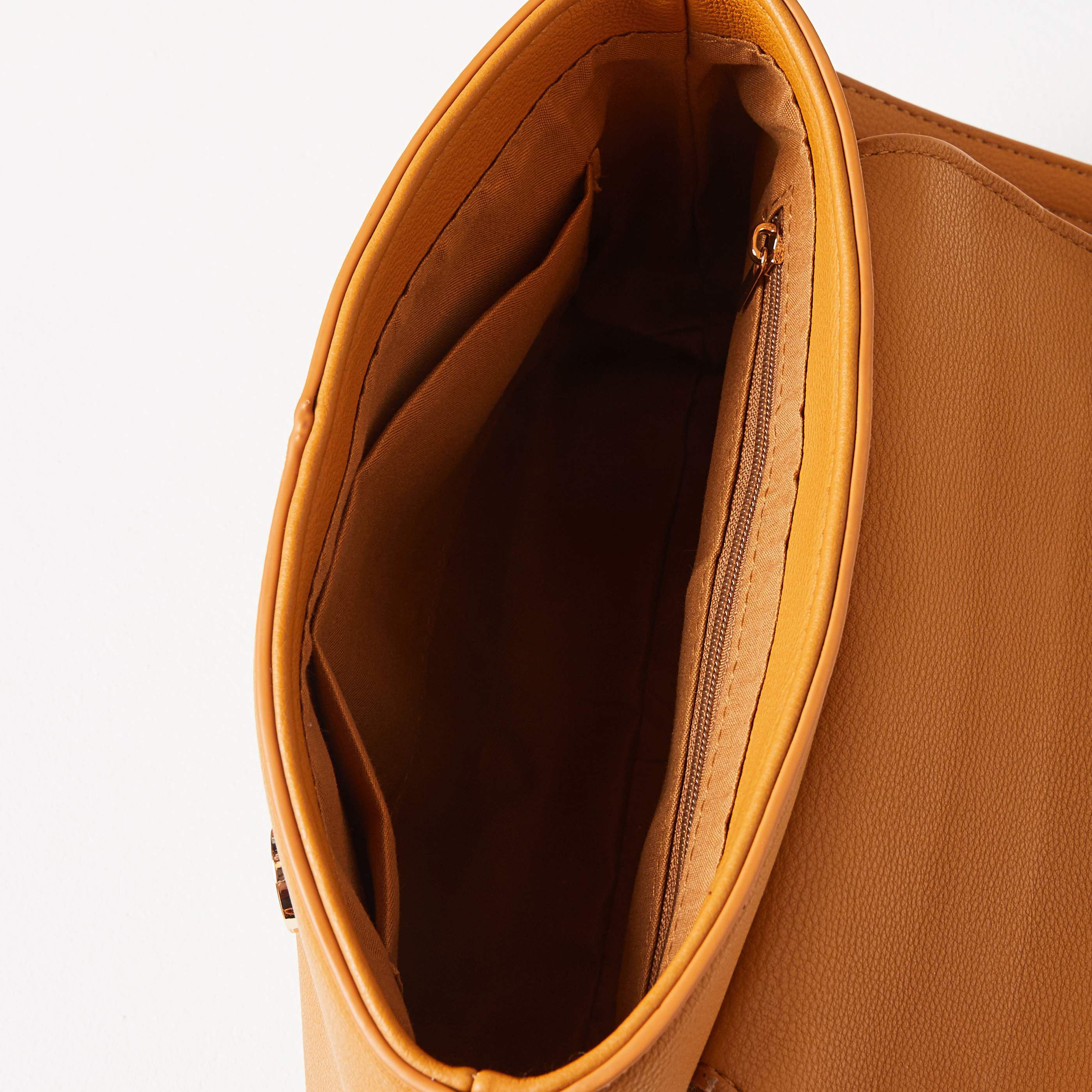 Petit sac avec rabat femme - CURRY