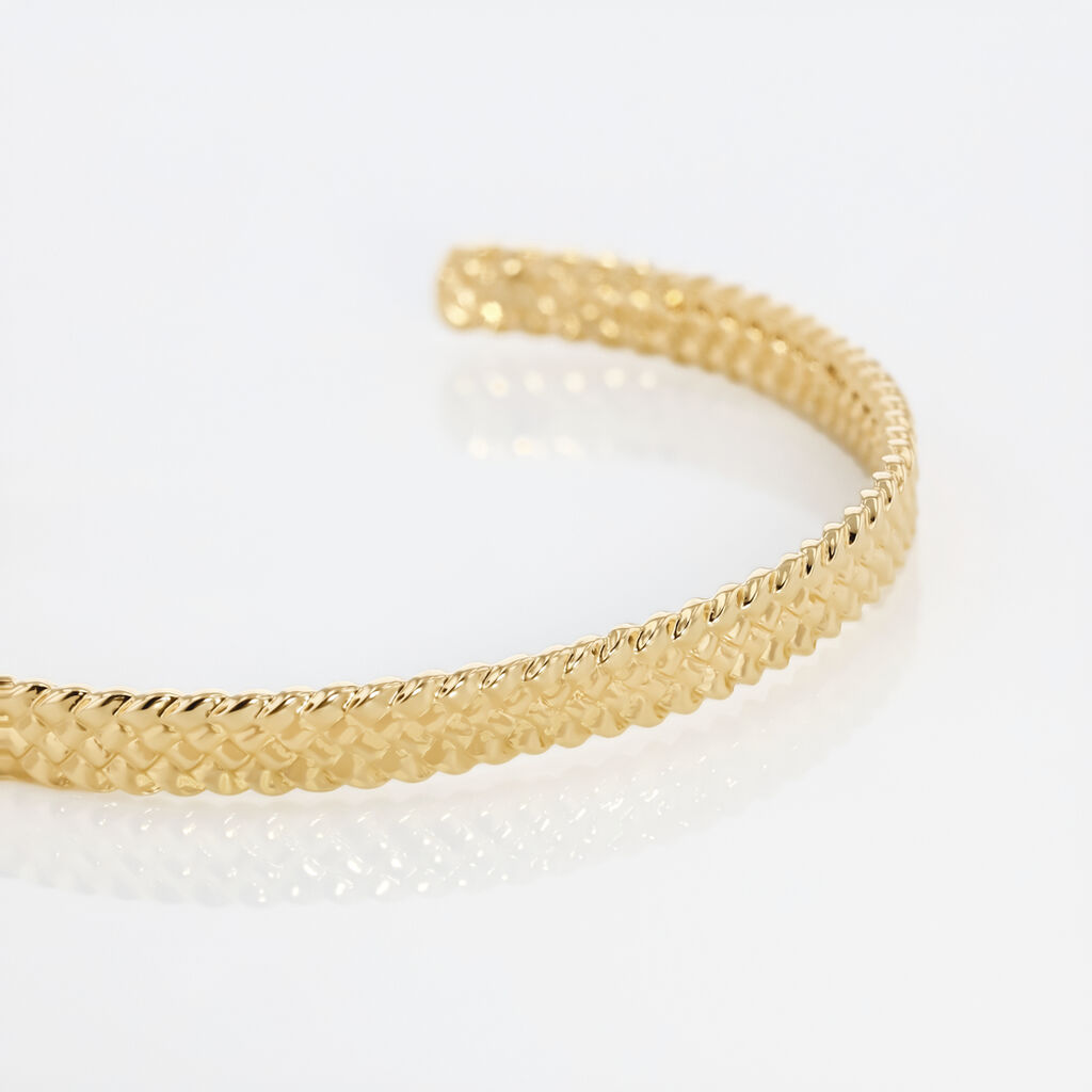 Bracelet Jonc Lilya Plaqué Or Jaune