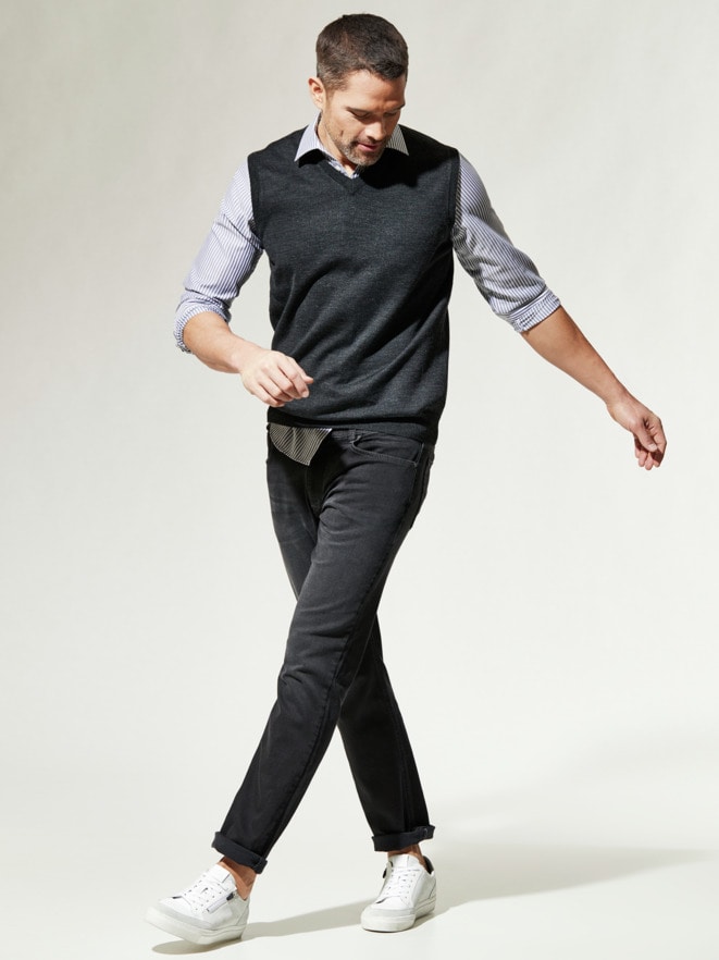 Merino-Mix V-Pullunder