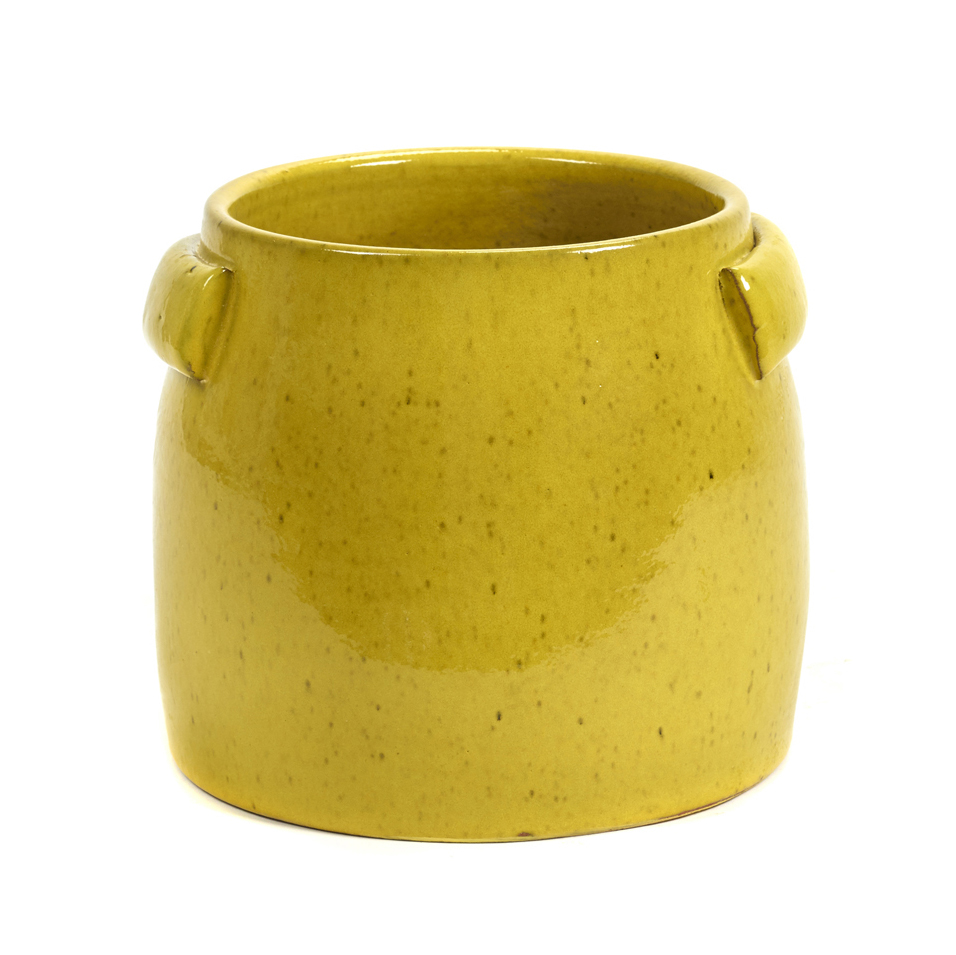 Bloempot Tabor S geel