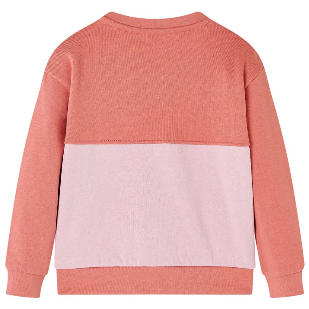 Kinder Color Block Sweatshirt, Roze, 92