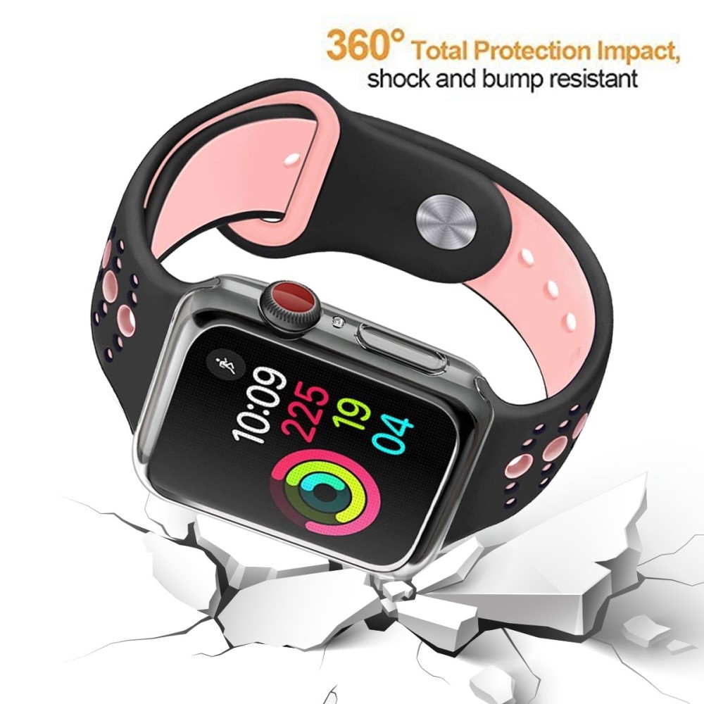 Apple Watch Series (40 mm) Gummi Schutz Hülle - Transparent