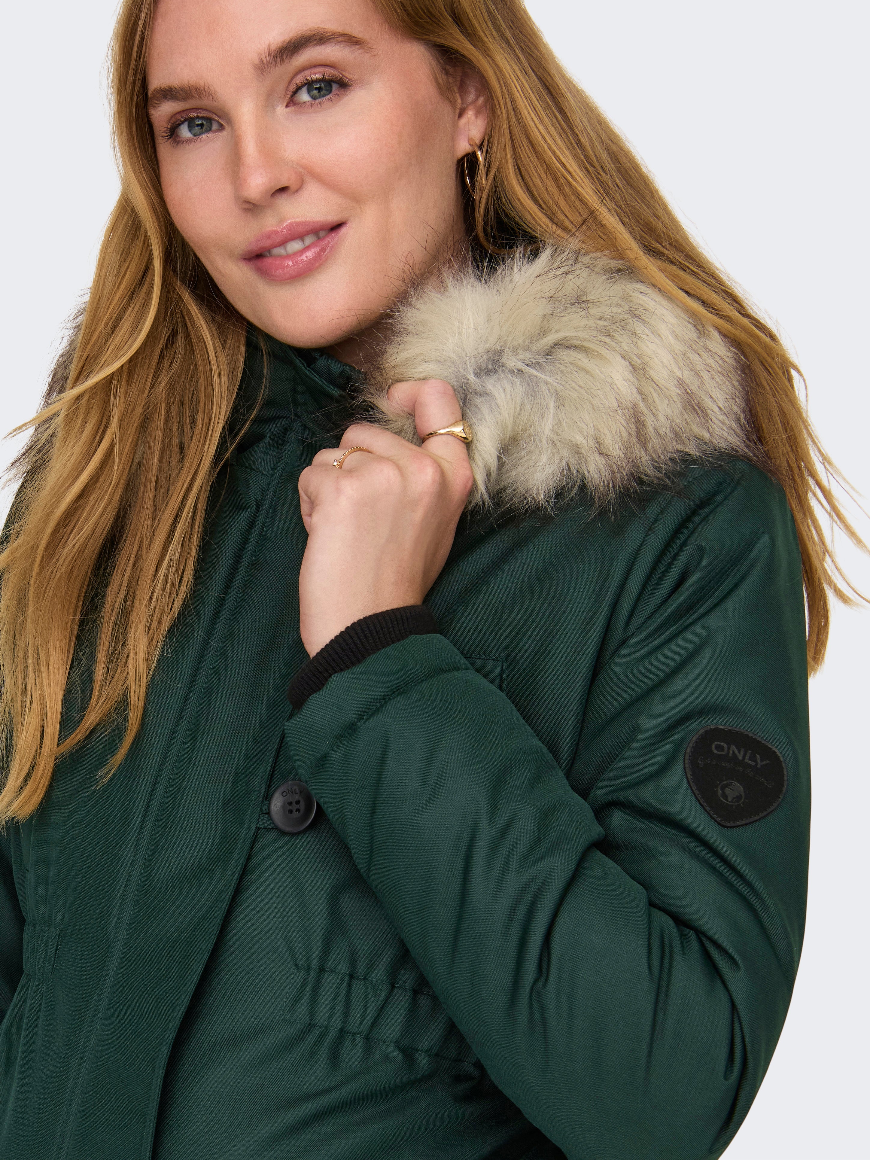 OLMIRIS Langer Parka Scarab
