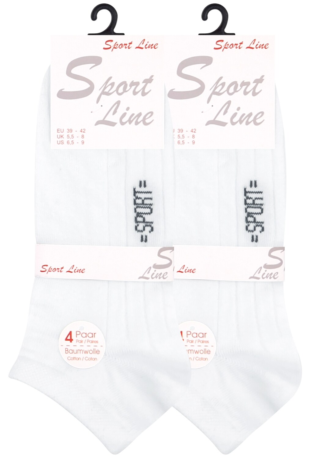 Cotton Prime® Sneaker Socken 8 Paar, mit Rippsohle