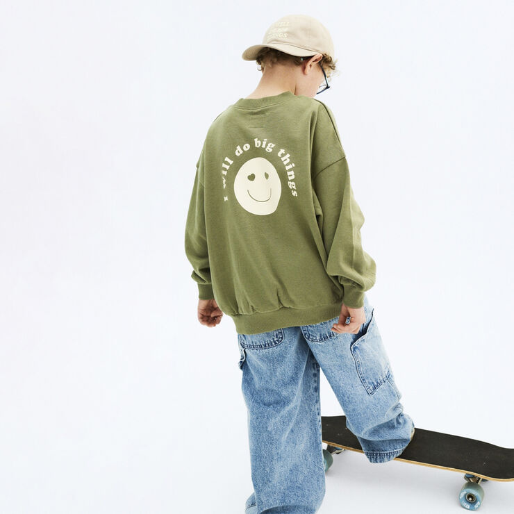 Wheat Sweatshirt Momu Green