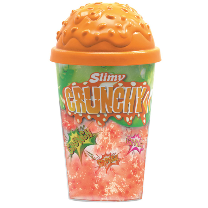 Slimy - Crunchy - Knisterschleim im Becher - verschiedene Farben - 1 Stück