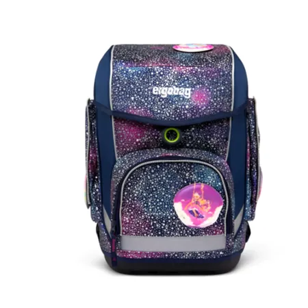 ergobag CUBO Schulrucksack-Set Bärlaxy SUPER REFLEX GLOW, 5-teilig