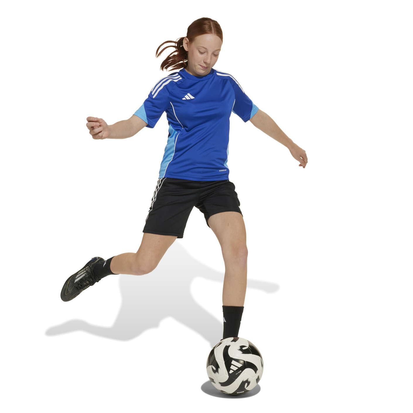 Adidas Tiro 25 Competition Trainingsshirt Kids Blauw Lichtblauw Wit