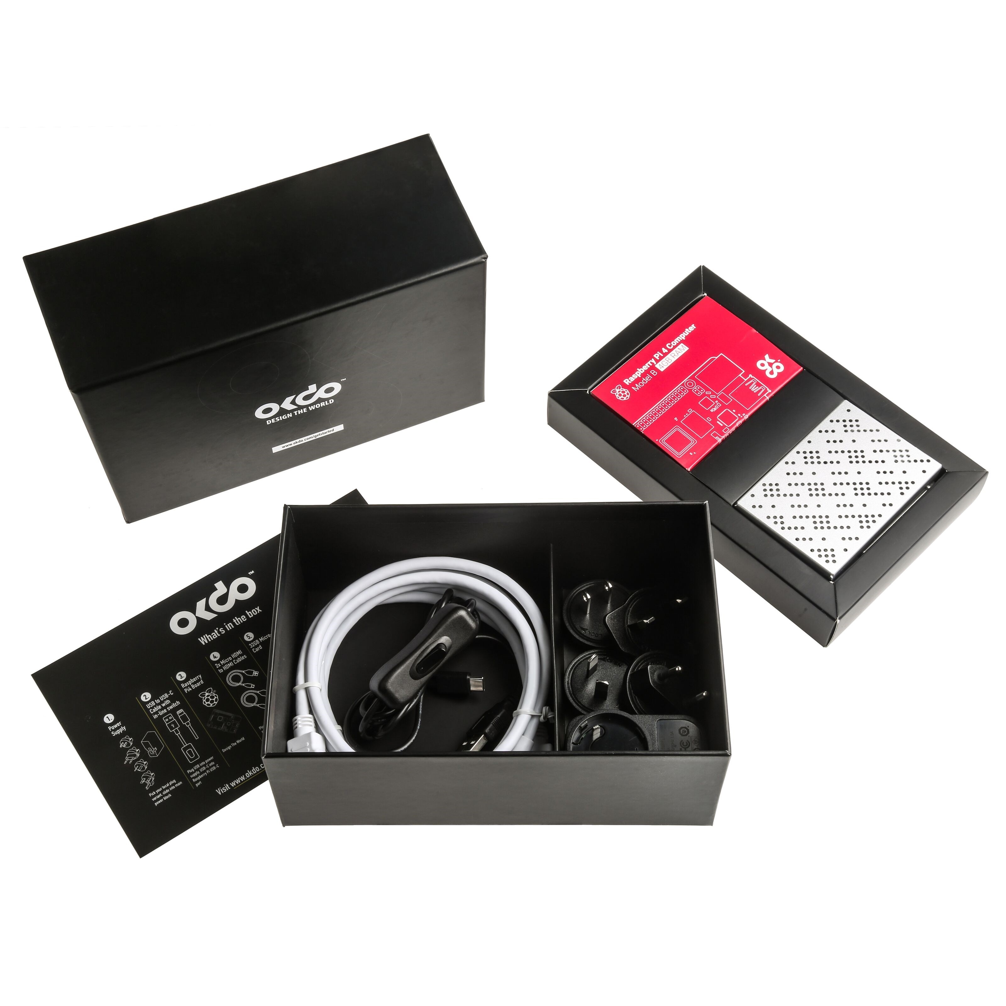OKdo Raspberry Pi 4 Kit 4 GB