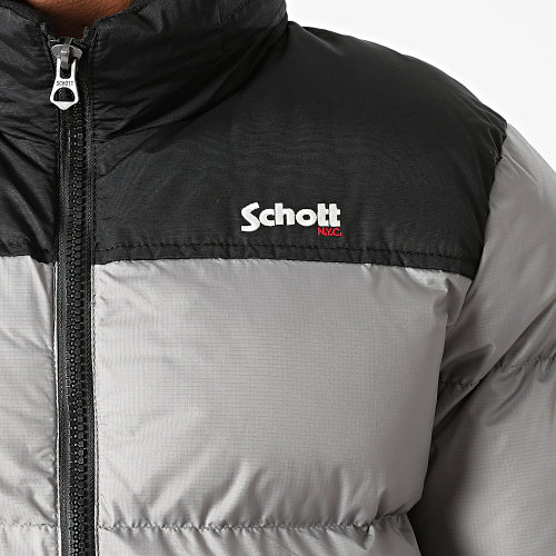 Doudoune Capuche Utah Gris Noir