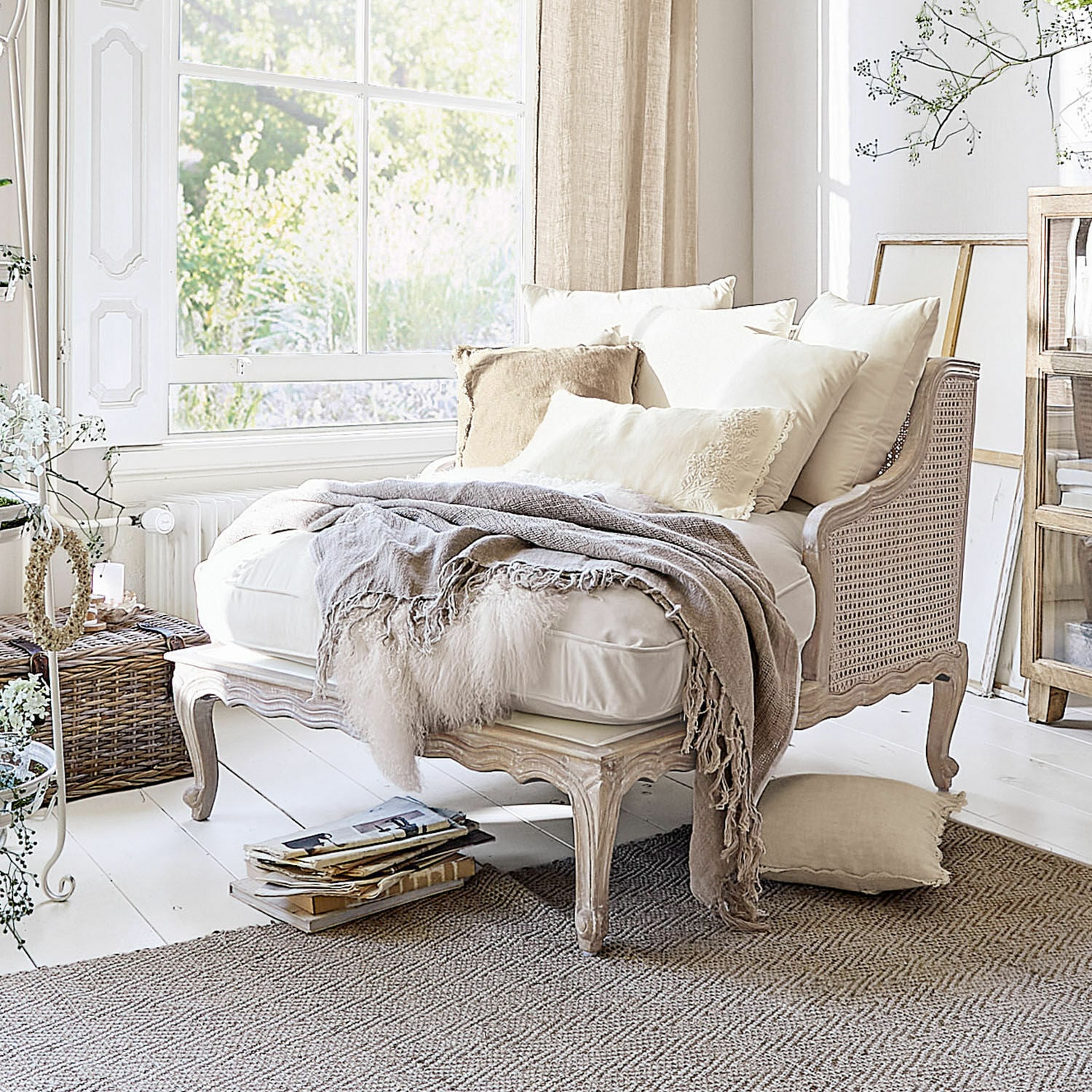 Chaiselongue Dronne creme