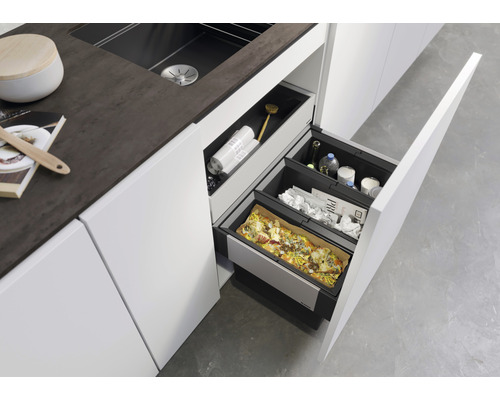 BLANCO Inbouw afvalbak SELECT II 50/3 Inhoud 2x 8 l en 1x 19 l 526202