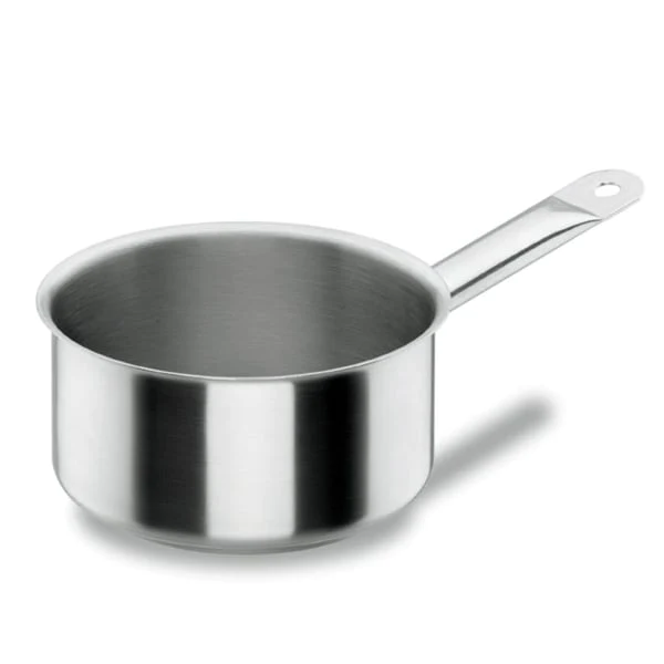 Batterie de cuisine tout inox : 3 casseroles, 2 poêles et 1 marmite Ch