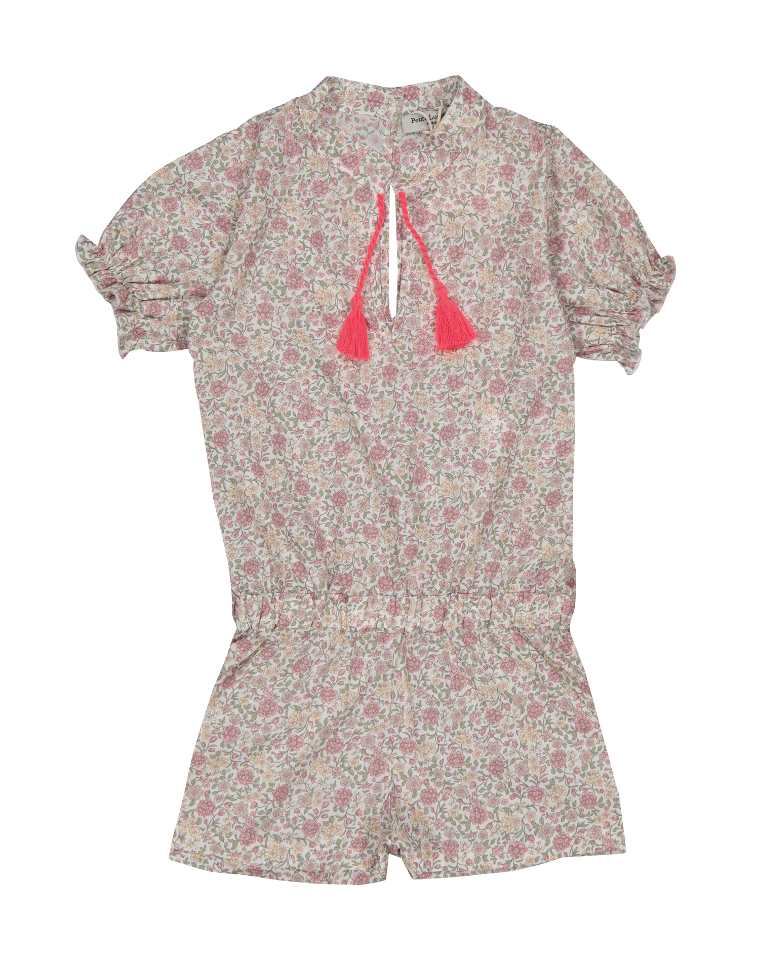STEPHANIE - Combi-short imprimée en coton bio | Multicolore