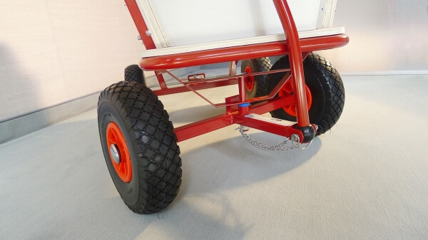 Bollerwagen mit Bremse   PU-Reifen