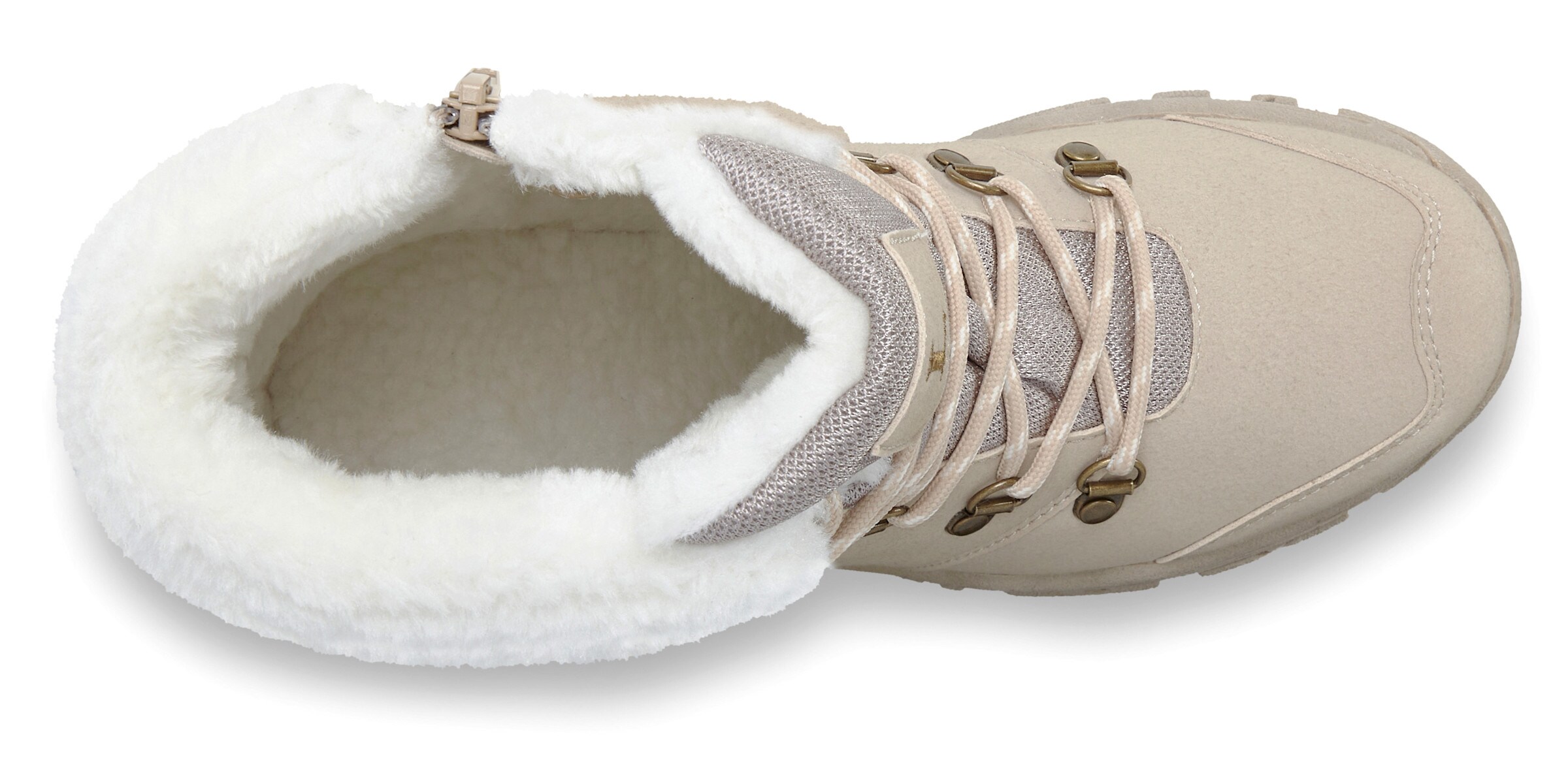 LASCANA Winterstiefelette in beige