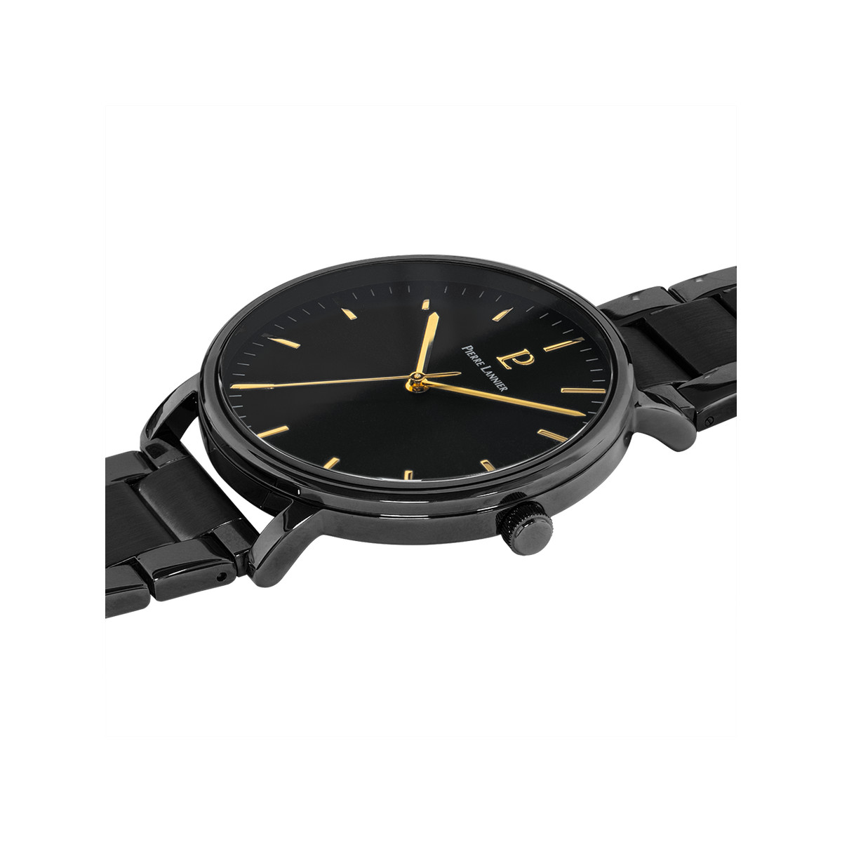 Montre PIERRE LANNIER Essential homme bracelet acier noir