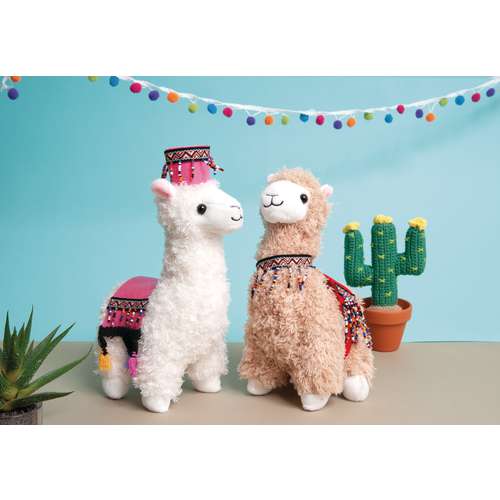 GLOREX Kuscheltier Lama zum Ausstopfen