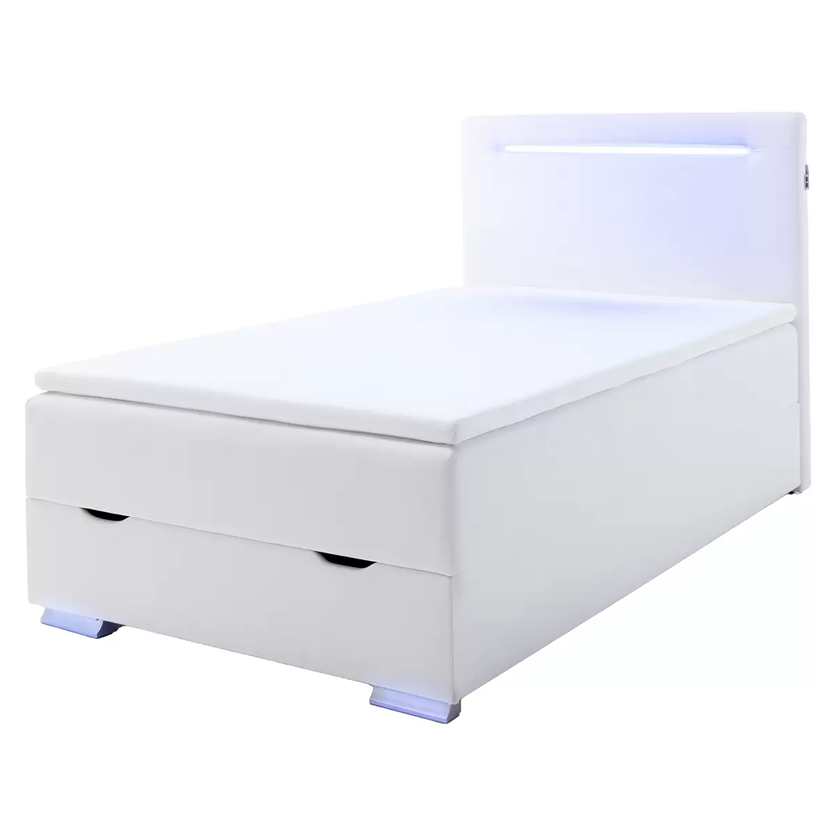 Boxspringbett Las Vegas II 120x200 weiss