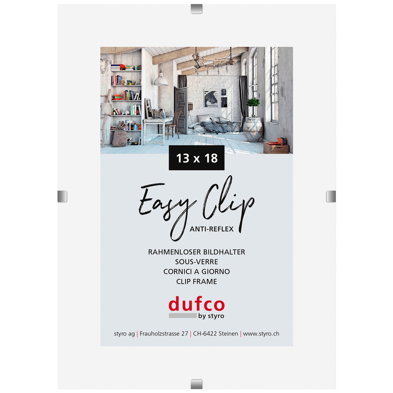 Dufco Bilderrahmen EasyClip, 13 x 18 cm