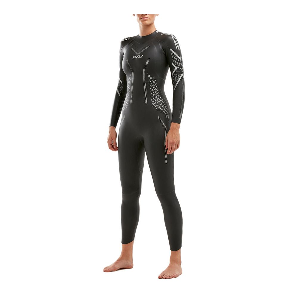 2xu P2 PROPEL BZ - Combinaison intégrale 5/1.5 mm Femme black/textural geo