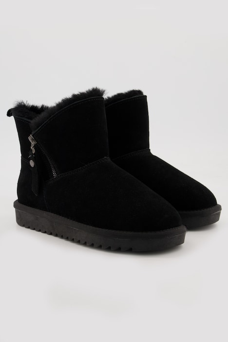 Ara Lammfell-Boots, Zipper, kuschelweich, leicht