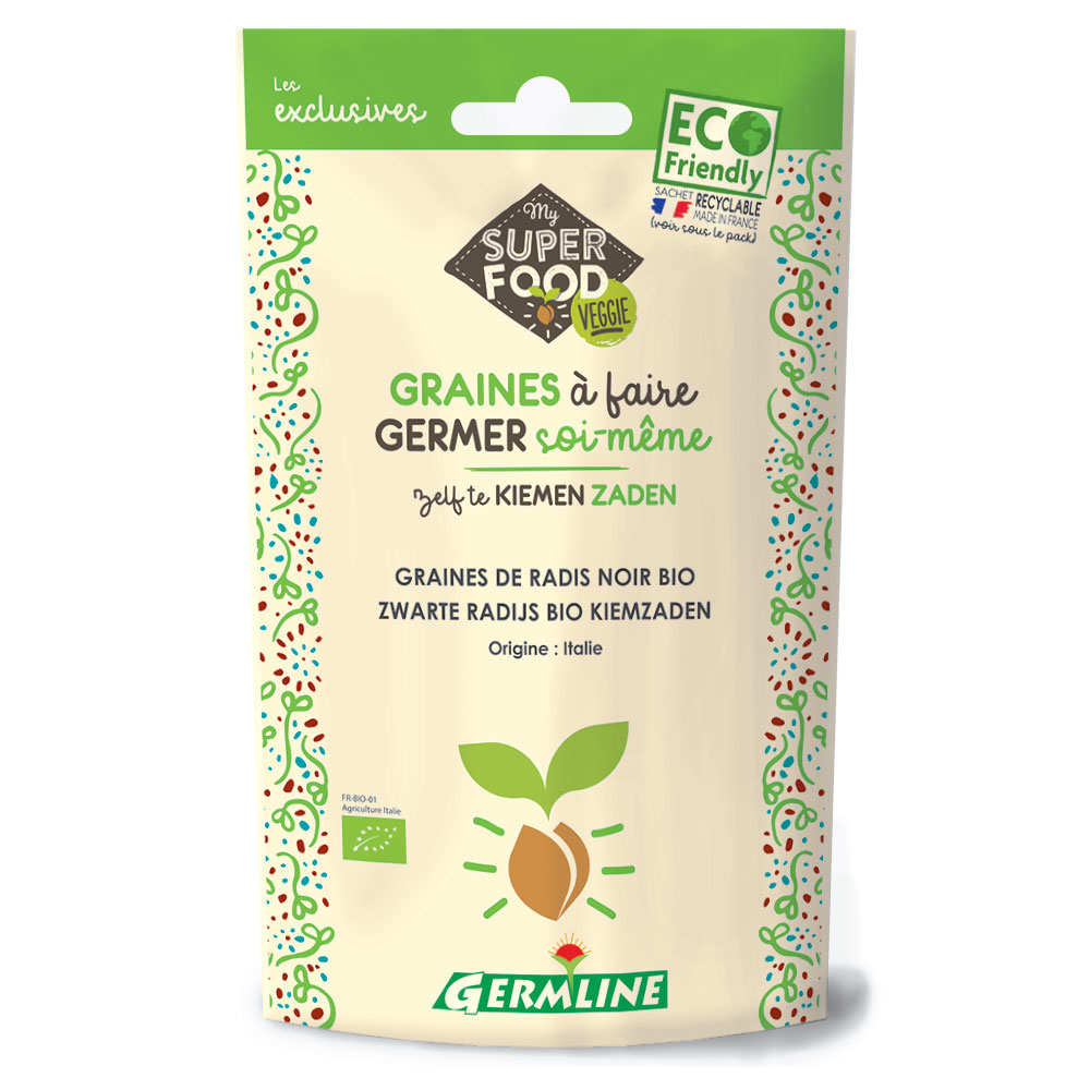 Radis noir bio - Graines à germer
