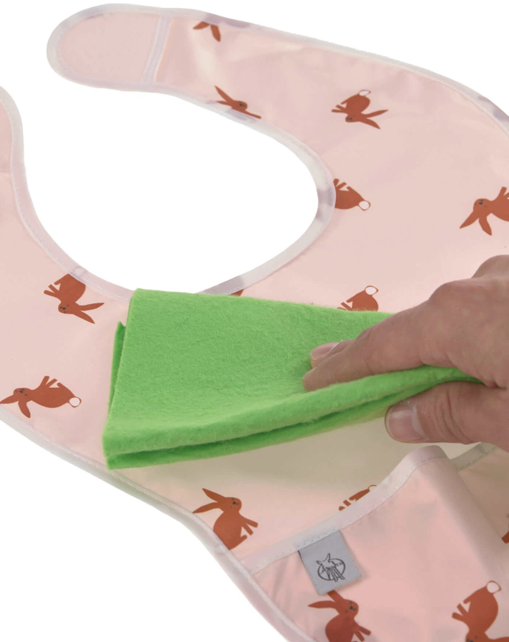 Lätzchen LITTLE FOREST RABBIT 2er-Set in rosa