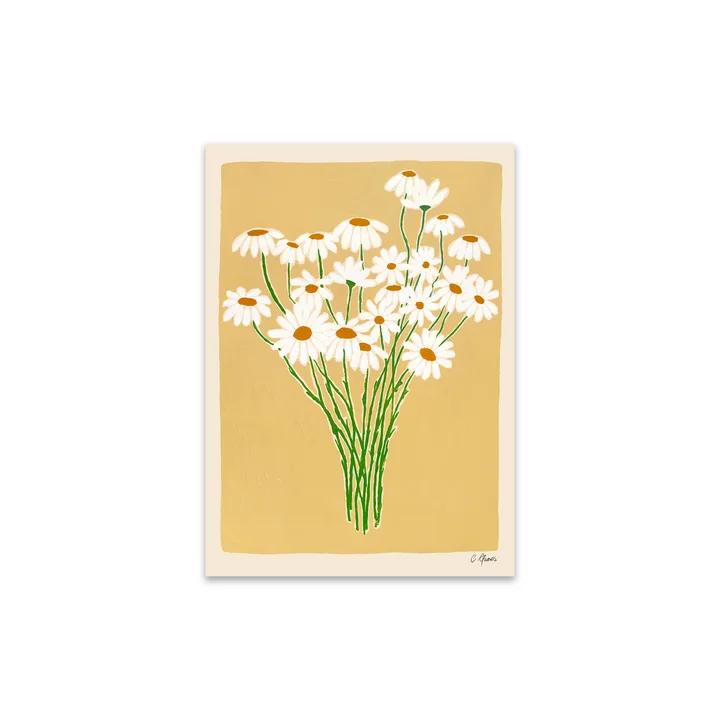 The Poster Club - Daisies von Carla Llanos, 30 x 40 cm