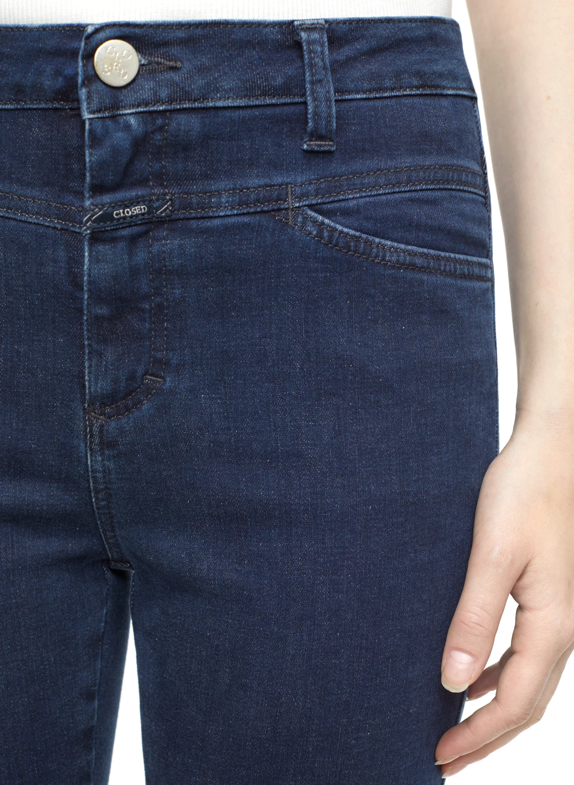 SKINNY PUSHER - Jean skinny en coton bio | Bleu