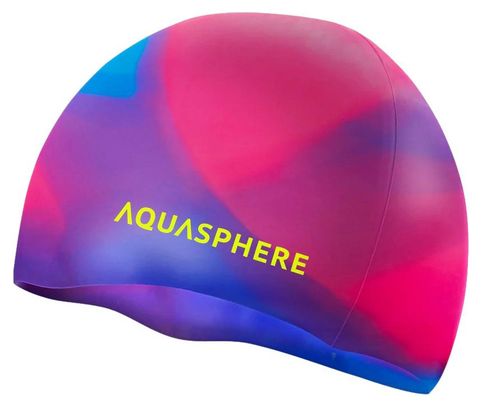 Bonnet de Natation Aquasphere Sili Cap Violet / Rose