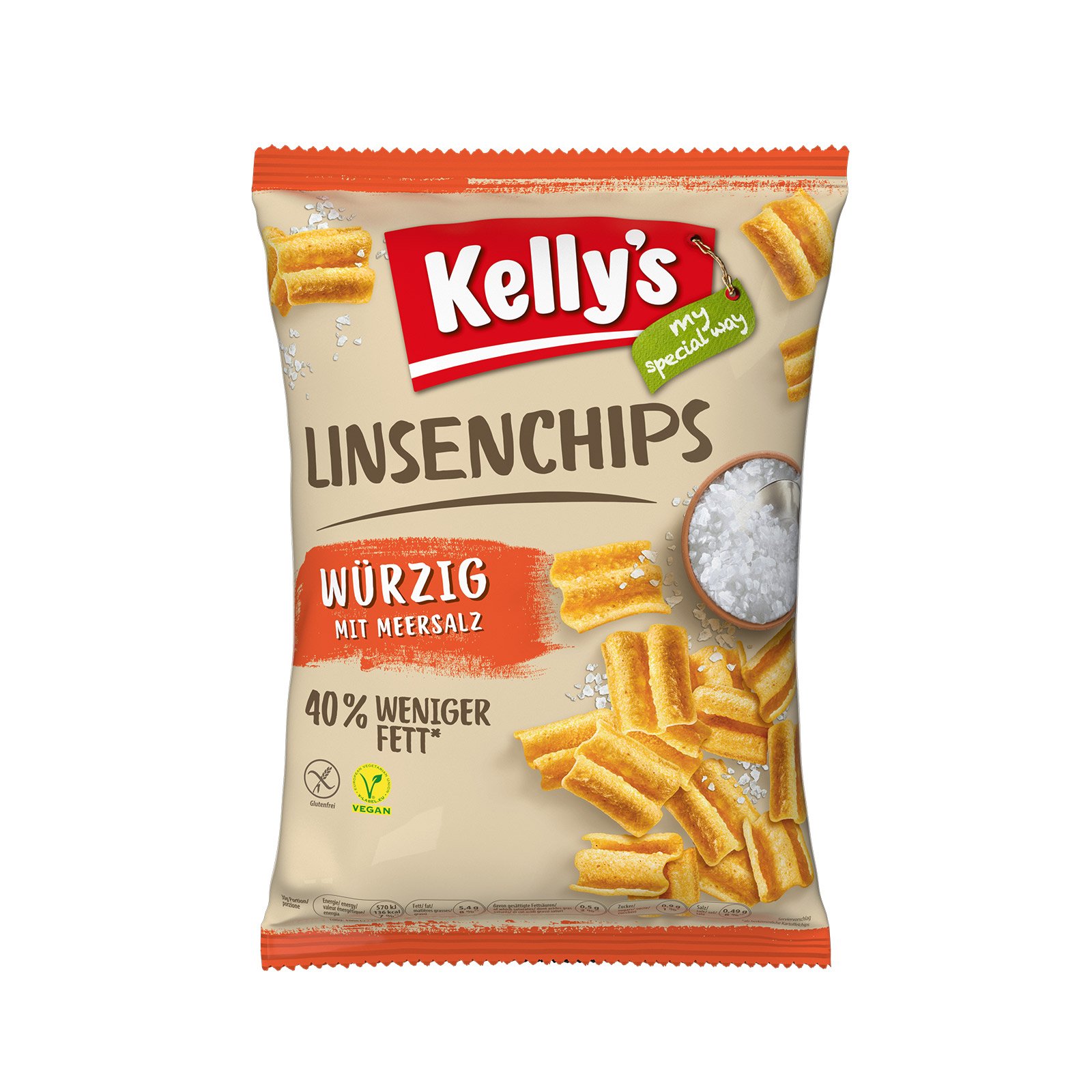 Kelly's Linsenchips Meersalz