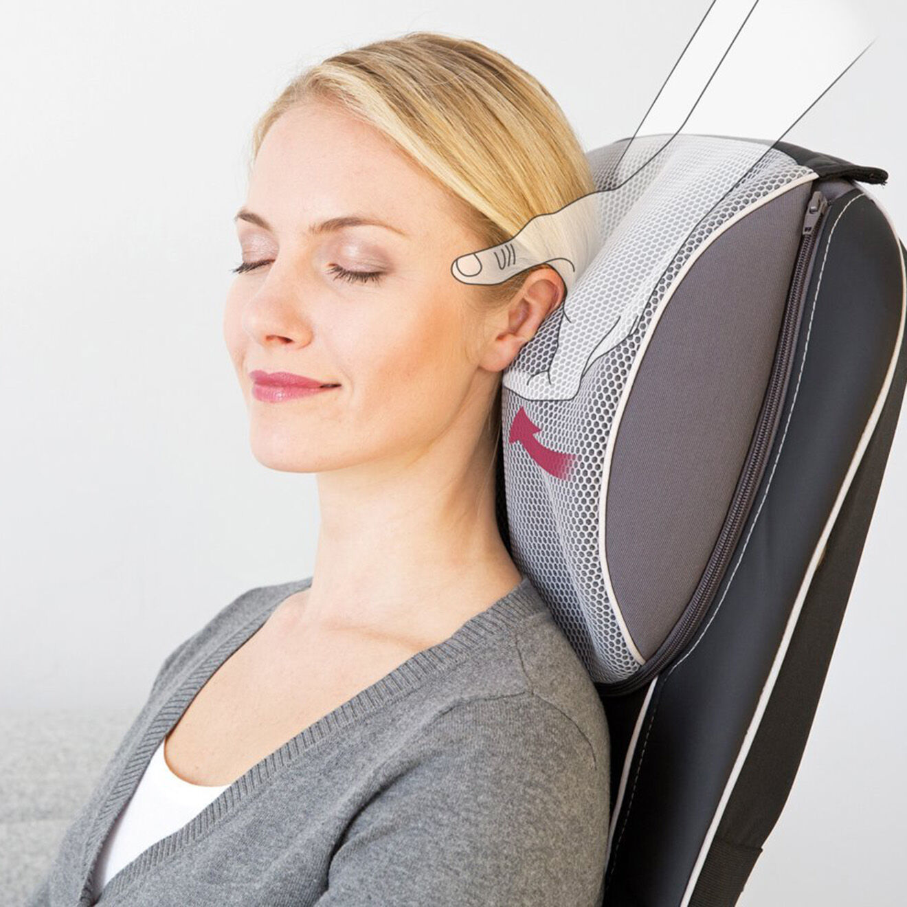 Beurer Housse de siège de massage shiatsu noire