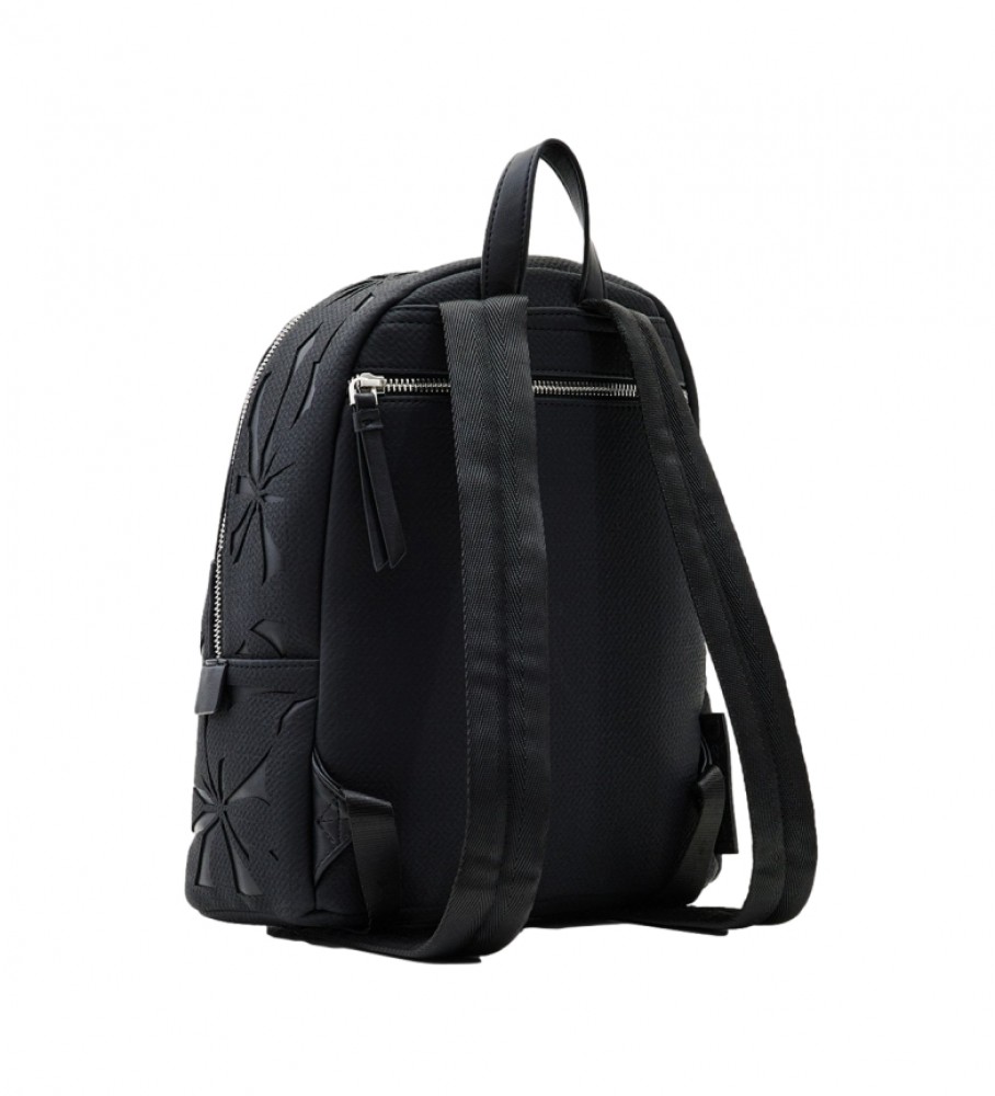 Mochila pequena Desigual Onyx Mombasa, preta