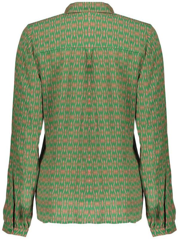 Geisha - Blouse - Groen/Roze - Met Glitterdetails - Dames