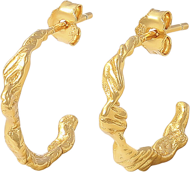 Hultquist Lorelei petite hoops Guld