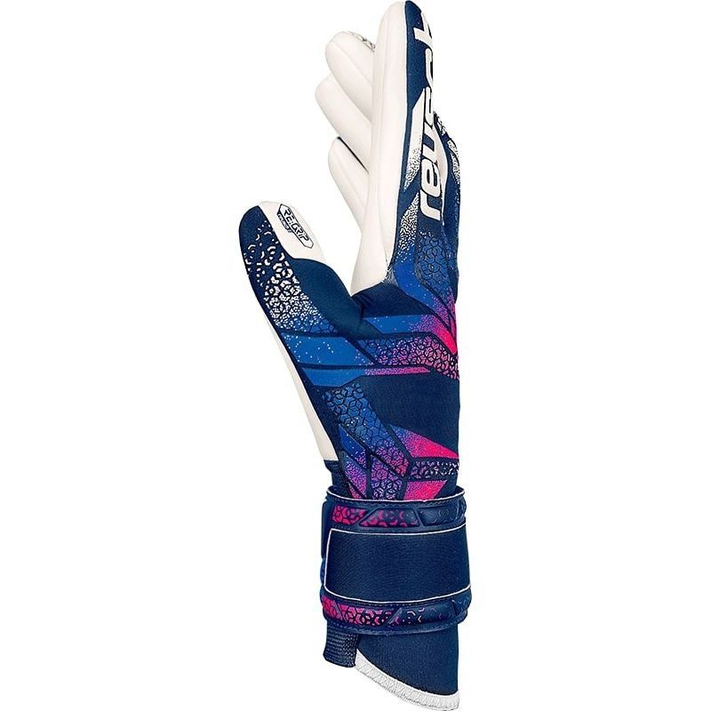 Reusch Gants de Gardien Attrakt RE:GRIP - Bleu/Rose/Blanc