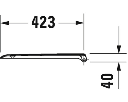 DURAVIT toiletzitting D-Code wit met softclose mechanisme 0067390000