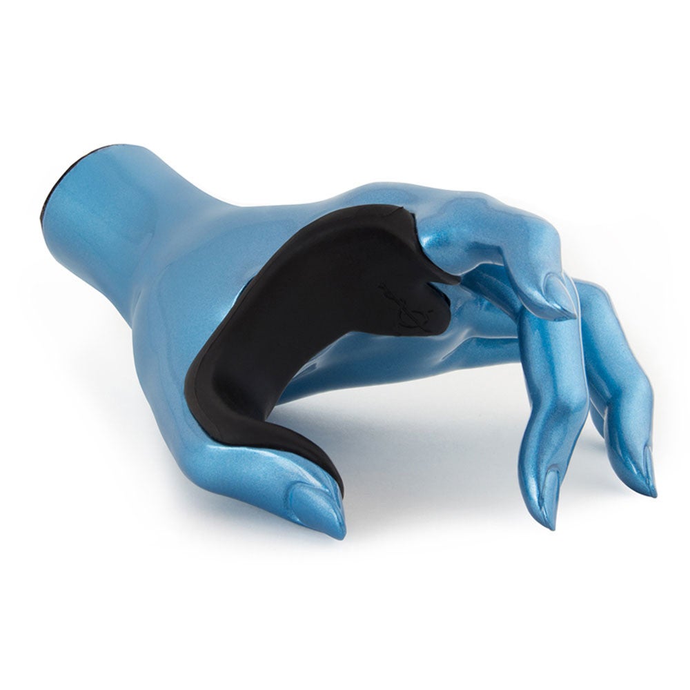 GuitarGrip Valkyrie Female Hand Blue gitaarhanger