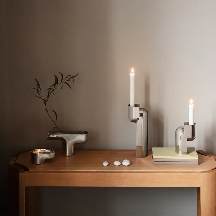 Georg Jensen - Nendo Vase, L, Edelstahl