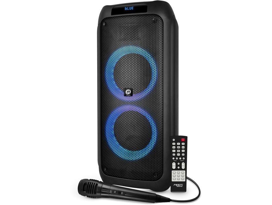 Festi FB428R Party Speaker 400W Zwart Bluetooth