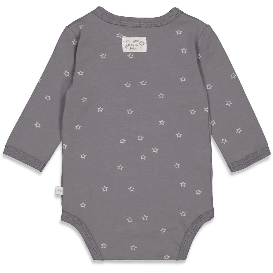 Feetje Wickelbody Sketchy Star Grijs