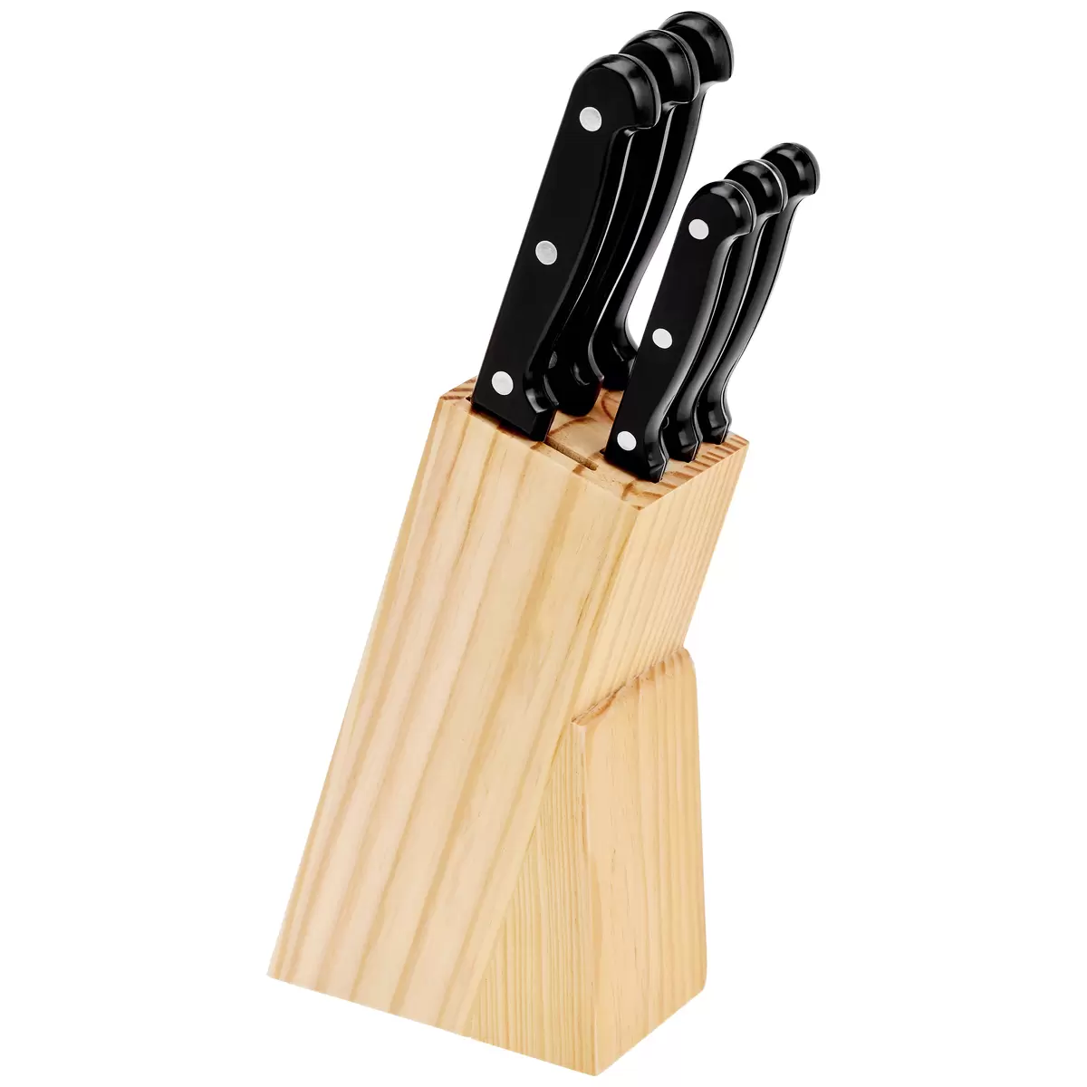 Messerblock James Wood Schwarz