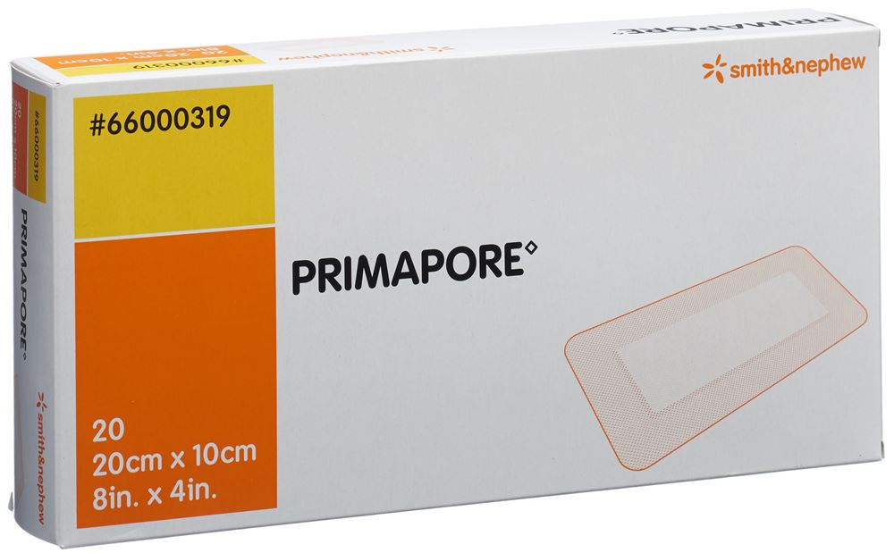 PRIMAPORE Wundverband<br>20 Stück, 20x10cm, steril