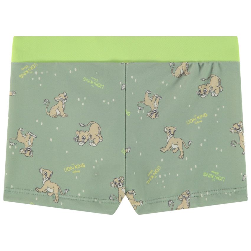 Boxer de bain imprimé Simba Disney pour bébé garçon - Vert