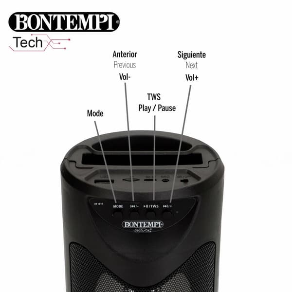 Høyttaler med Karaokemikrofon Bontempi 6 enheter