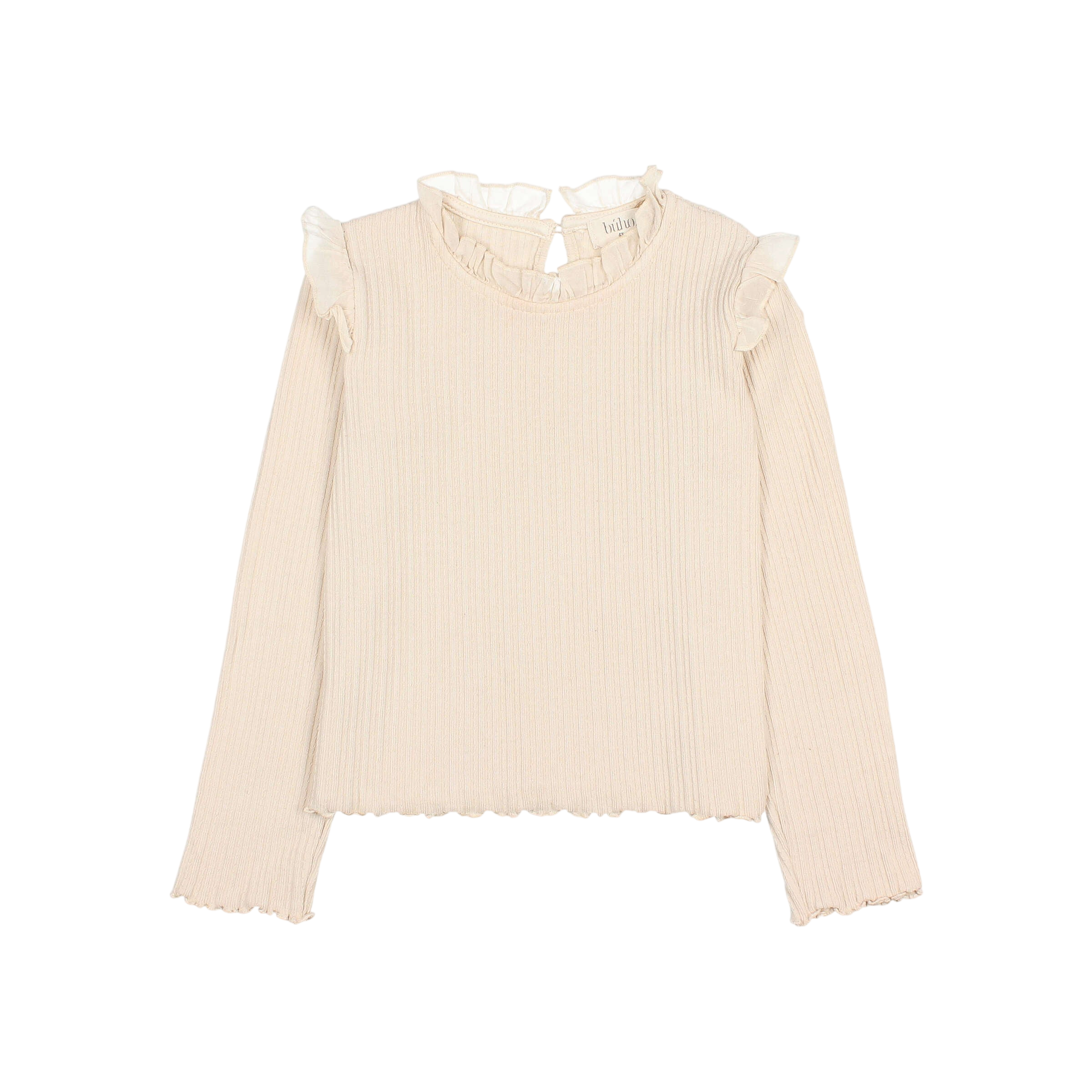 Langarmshirt Warm Rib Ivory