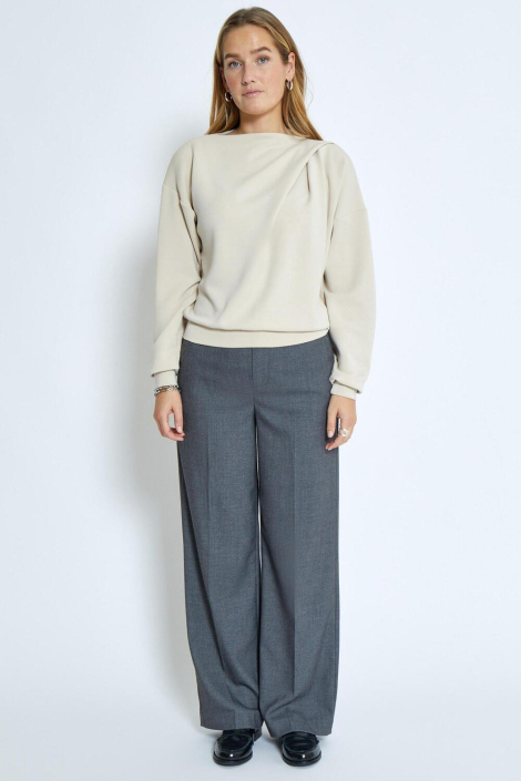 Minus beige dames sweater