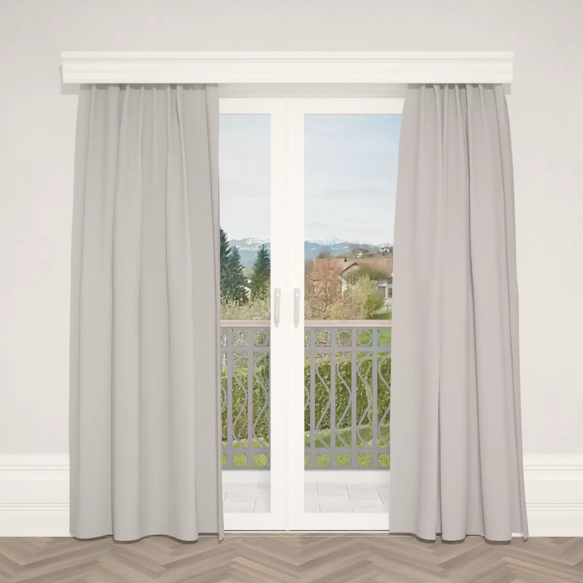 Verdunkelungsvorhang Nature CS Grau