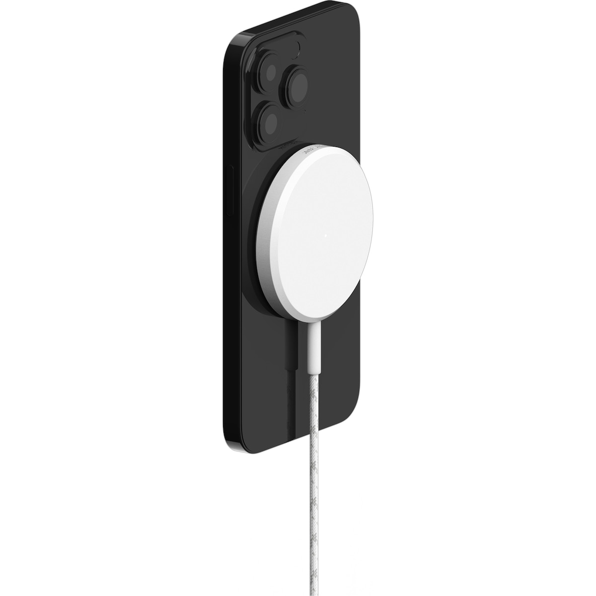 Unisynk Qi2 15 W trådløs lader (hvit)